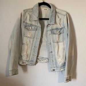 Distressed denim Jacket